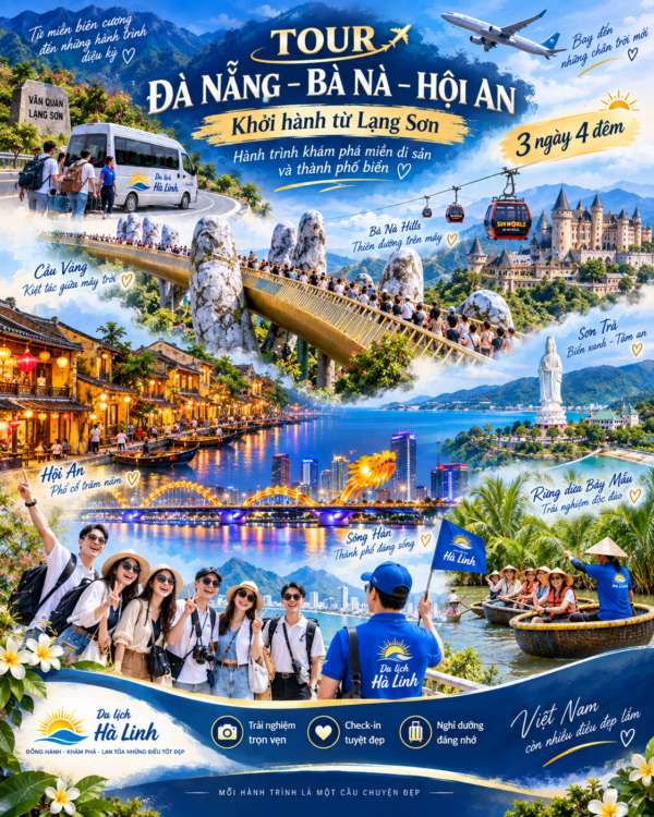 RUNG DUA BAY MAU – HOI AN – CHUA LINH UNG – SON TRA – MY KHE