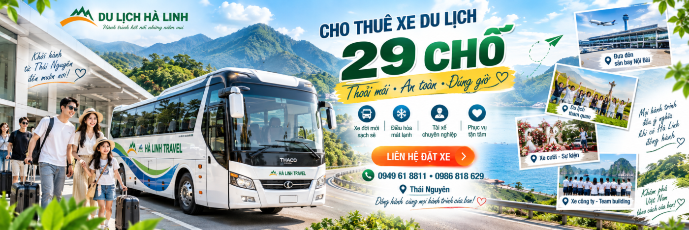 Xe du lịch Thái Nguyên
